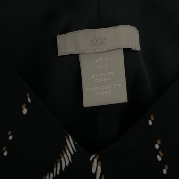 H&M Patterned navy blue maxi dress - Picture 5 of 5